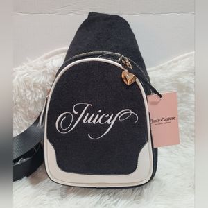 Juicy Couture Liquorice Raising Star Sling Women Backpacks New With Tags